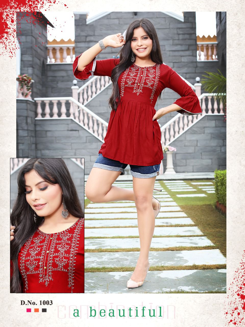 Beauty Queen Honey 2 Rayon Designer Fancy Wear Western Top Collection